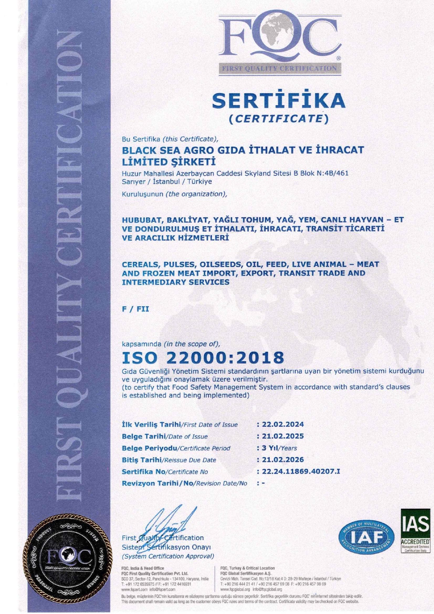 ISO 22000:2018